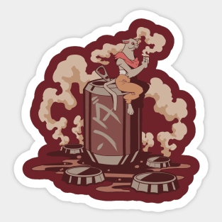 Chocolate Soda Coffee Sticker